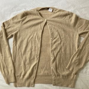 100% cashmere beige cardigan